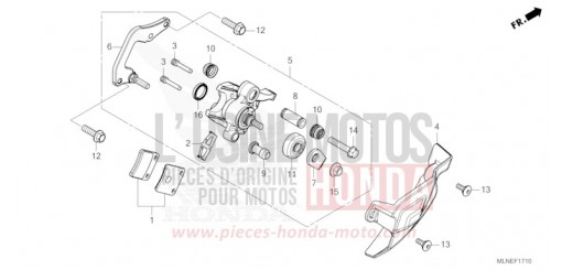 MACHOIRE DE FREIN DE PARKING CRF1100DS de 2025